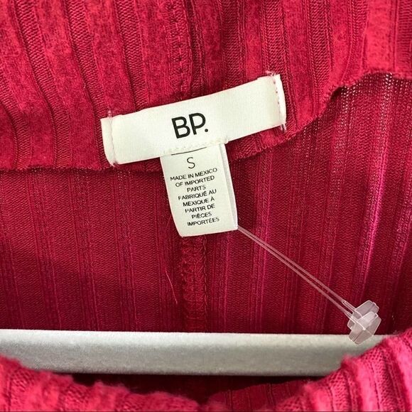 BP. Ribbed long sleeve knit oversized tunic top - Picture 3 of 5